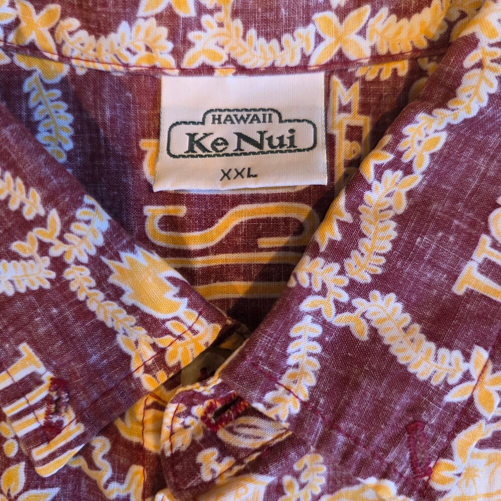 USC Trojans Hawaii Ke Nui‎ College Novelty Print Aloha Shirt XXL - Picture 3 of 6